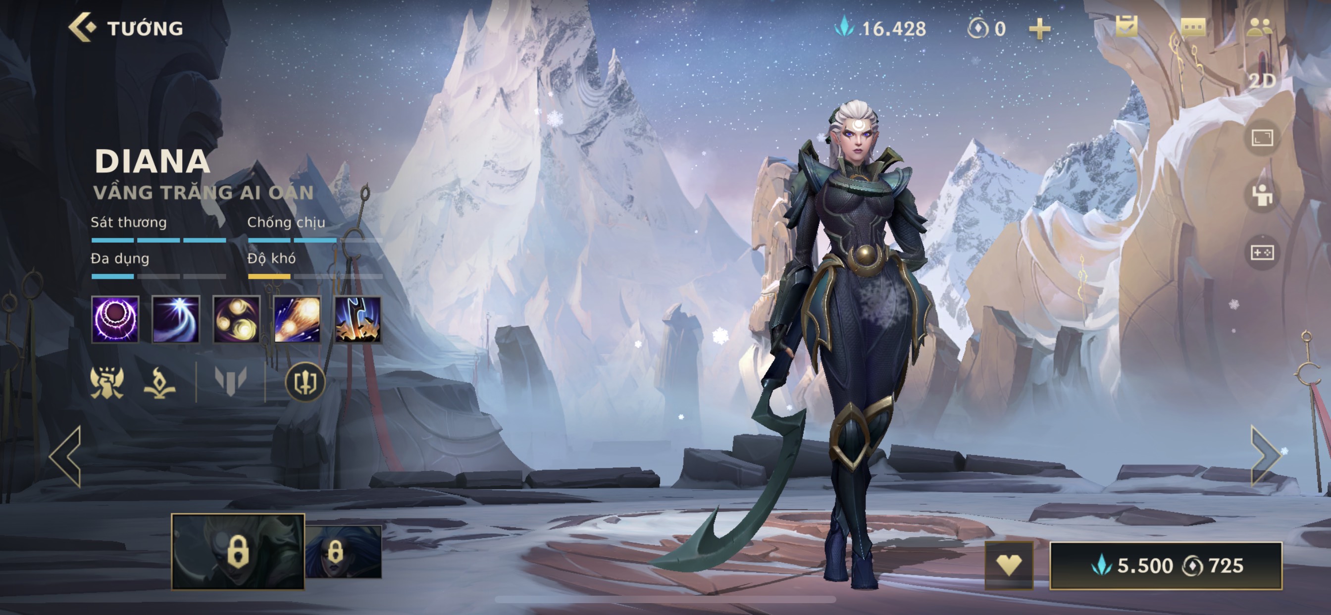 Diana Tốc Chiến Vầng Trăng Ai Oán