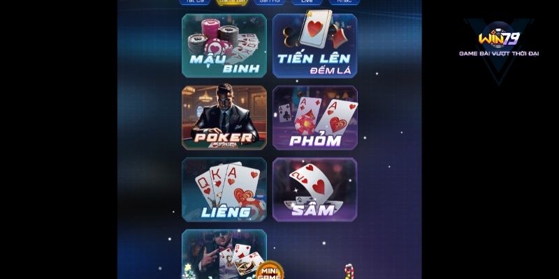 Đánh Mậu Binh tại game bài Win79