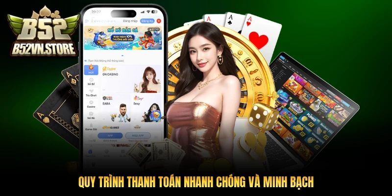 Quy trình thanh toán nhanh chóng và minh bạch